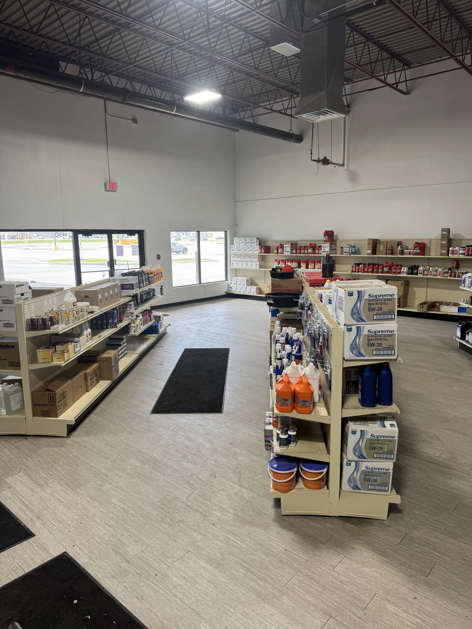 Sales floor at the United Auto Supply Rochester.