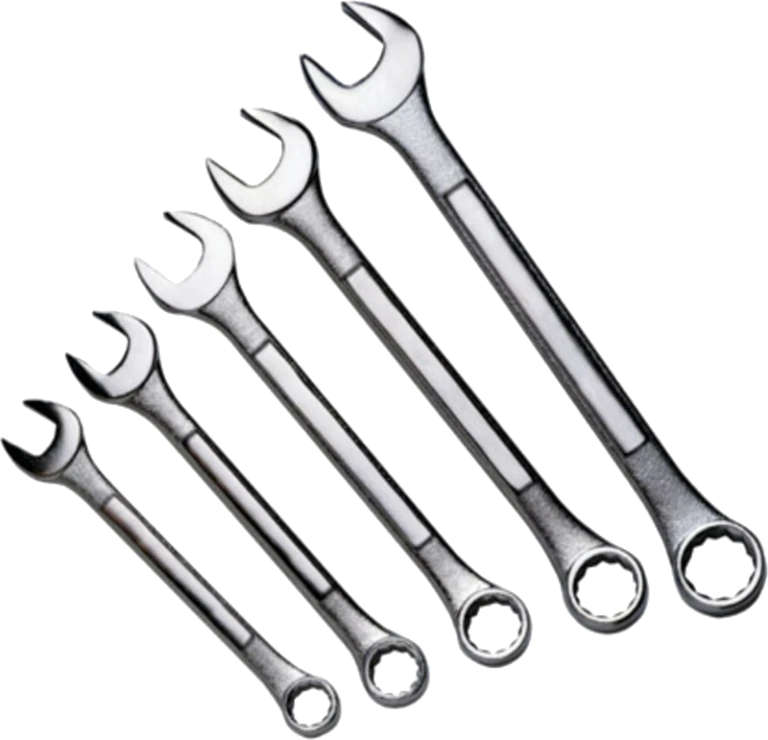 different sized wrenches