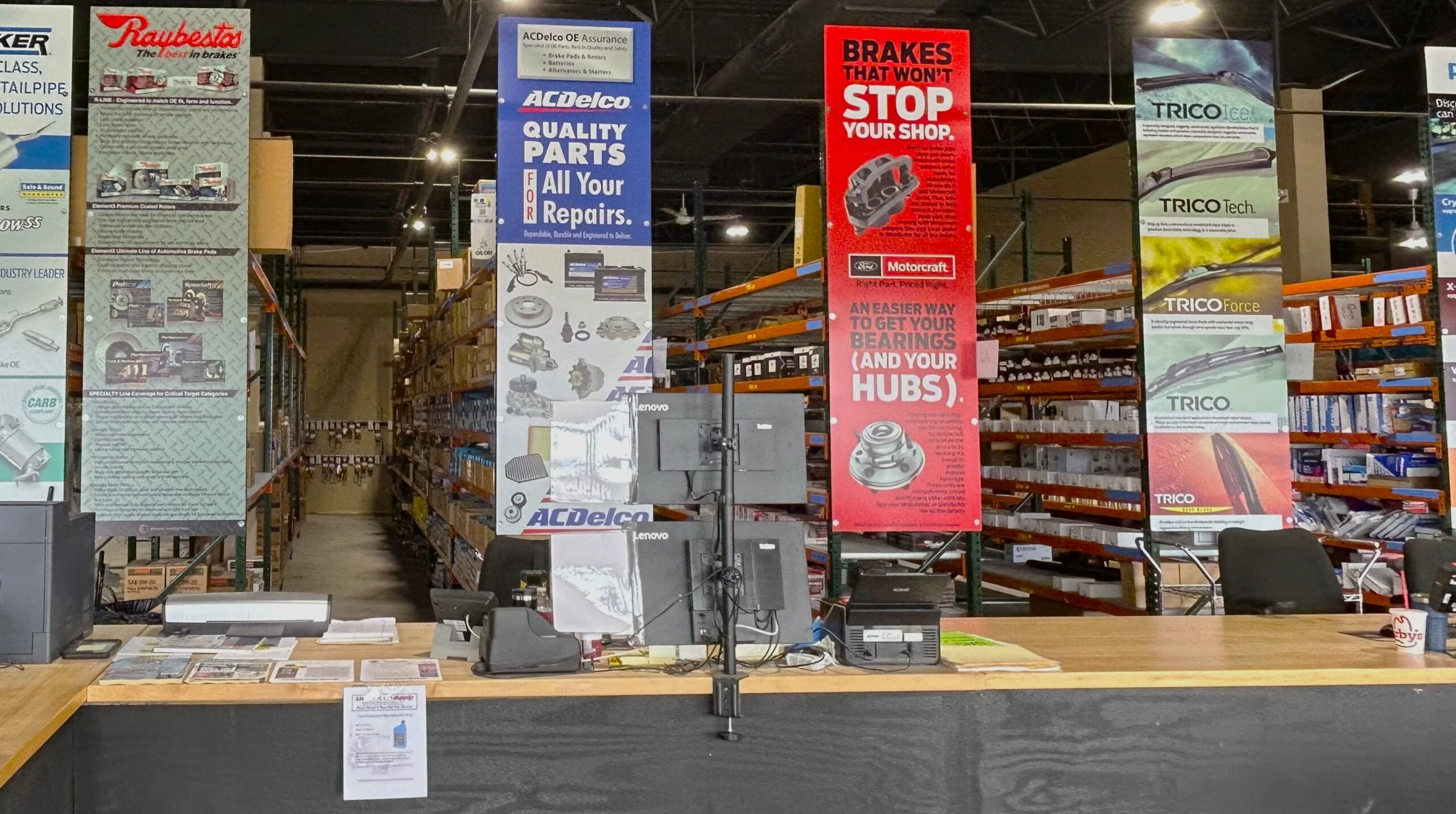 Auto Parts inventory stocked at United Auto Supply Canandaigua.